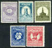 Romania B21-25 Mint Hinged Semi-Postal Set From 1927 - Unused Stamps