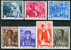 Romania B56-62 Mint Hinged Semi-Postal Set From 1936 - Unused Stamps