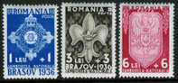 Romania B63-65 Mint Hinged Semi-Postal Set From 1936 - Unused Stamps