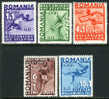 Romania B77-81 Mint Hinged Semi-Postal Set From 1937 - Nuevos