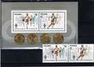 1984 Olympia Los Angeles Lauf/Sprint Polen 2916/7 ZD+Block 94 ** 5€ Hb Ms Sport Sheet Olympic Se-tenant Bf POLSKA/Poland - Sommer 1984: Los Angeles