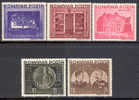 Romania B149-53 Mint Hinged Set From 1941 - Ungebraucht
