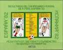 Fußball Welt-Meisterschaft Spanien 1982 Bulgaria Block 127 ** 18€ Team-Einteilung Spieler M/s Sheet Soccer Fooiball - 1982 – Espagne