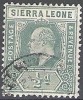 Sierra Leone 1907 Michel 68 O Cote (2001) 0.70 Euro Roi Edward VII Cachet Rond - Sierra Leona (...-1960)