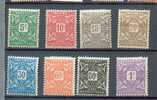 DAH 243 - YT Taxe 9 à 16 * - Unused Stamps