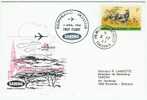 FIRST FLIGHT AIRMAIL SABENATanzania/Kilimandjaro /Brussels 3.4.1982 Fauna/Zebra - Otros & Sin Clasificación