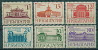 2643 Bulgaria 1977 Art > Theatre  >  Buildings In Sofia  ** MNH /IVAN VASOV NAT THEATER - Theater