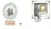 Cartolina - REPUBBLICA SUD AFRICA - MAHATMA GANDHI  PERSONAGGIO - ANNO 1995 FIRST DAY COVER - FDC - SOUVENIR SHEET - FDC