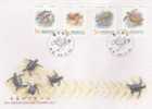 FDC Taiwan 1995 Sea Turtle Stamps Fauna - FDC