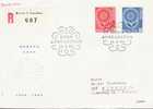 SWITZERLAND  EUROPA CEPT 1964  FDC R-COVER - 1964