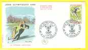 1968 Jeux Olympiques De Grenoble 1er Jour 27/01/1968 Tp 1544 PATINAGE ARTISTIQUE - Covers & Documents