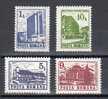 Romania 1991 / Hotels I / 4 Val - Unused Stamps