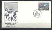 GREECE ENVELOPE (0097) PANEGIALEIOS DAY "ELIKEIA" -  AIGION   27.6.76 - Postembleem & Poststempel