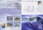 Folder Taiwan 2002 Mount Snow Stamps Mountain Forest Scenery - Unused Stamps