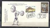 GREECE ENVELOPE  (A 0113) 4th EUROPEAN AND UNIVERSAL CHAMPIONSHIP OF YOUTHS OF WEIGHTS RAISING - THESSALONIKI  11.7.78 - Maschinenstempel (Werbestempel)