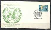 GREECE ENVELOPE (A 0117) INAUGURATION OF THE PAVILLION OF THE U.N.O. AT THE INTERNATIONAL FAIR - THESSALONIKI   12.9.78 - Maschinenstempel (Werbestempel)