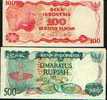 INDONESIE - Lot De 2 Billets - Indonesia