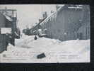 2508 Saint Pierre Et Miquelon Rue Hopital Neige 1908 CPA Du 24 /1/ 1914 Médaille Militaire (retraite !) - Clima & Meteorología