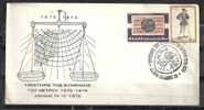 GREECE ENVELOPE   (A 0170)  100 YEARS OF TREATY OF METER -  ATHENS   31.5.75   (A 0170) - Maschinenstempel (Werbestempel)