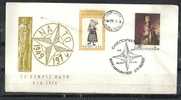 GREECE ENVELOPE   (A 0178)  25 YEARS (1949-1974) NATO  -   4.4.1974 - Flammes & Oblitérations