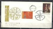 GREECE ENVELOPE   (A 0179)  25 YEARS (1949-1974) NATO  -   4.4.1974 - Maschinenstempel (Werbestempel)