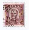 D. Carlos  15 R  Afinsa 74, Papier Glacé  Perf 12,5 - Used Stamps