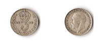 GRANDE - BRETAGNE  3  PENCE  1920  ARGENT - F. 3 Pence