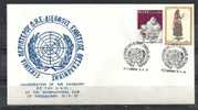 GREECE ENVELOPE  (A 0232)  INAUGURATION OF THE PAVILLION OF THE U.N.O. AT THE INTERNATIONAL FAIR - THESSALONIKI  12.9.79 - Flammes & Oblitérations