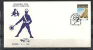 GREECE ENVELOPE    (A 0268)  EUROPEAN YEAR ROAD SAFETY  -  ATHENS   6.2.86 - Maschinenstempel (Werbestempel)