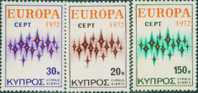 AX0209 Cyprus 1972 Europa Stars 3v MLH - 1972
