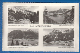 Österreich; Tannheimertal; Haldensee; Tannheim; Nesselwängle; Rothflüh; Multibildkarte; 1952 - Tannheim
