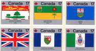 Flaggen Der Provinzen Im Typ II Kanada 731/42+ 12-KB ** 10€ Canada Ontario, Quebec, Brunswick, Manitoba, Columbia, Yukon - Neufs