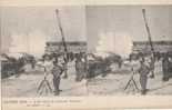 CARTE POSTALE GUERRE 1914 VUE  STEREO  L´Artillerie De Forteresse Française - Stereoskopie