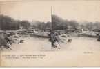 CARTE POSTALE GUERRE 1914 VUE STEREO Abris Construits Dans Le Village Saint-Thomas - Stereoscope Cards