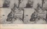 CARTE POSTALE GUERRE 1914 VUE STEREO Troupes Belges Dans Les Tranchées - Cartoline Stereoscopiche