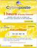 FRANCE CARTE INTERNET CYBERPOSTE 1H INTERNET UT SUPERBE - Other & Unclassified
