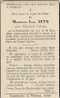 HOBSCHEID ( G.D. ) , 26 . 11 . 1862 ..-- ATTERT , 04 . 08 . 1942 ..-- Jean Neys , Veuf D ' Elisabeth Schmitz . - Attert