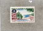 NOUVELLE CALEDONIE : Année Internationale Du Tourisme (Hôtel, Piscine, Plage) - Unused Stamps