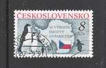 CECOSLOVACCHIA - 1991 - Valore Obliterato Da 8 K. 30° Anniversario Trattato Sull' ANTARTICO - In Ottime Condizioni. - Used Stamps