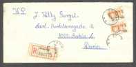 Poland Registerd Recommandé Einschreiben SLOMNIKI Label 1973 Deluxe Cancel Cover To Aarhus Denmark Dania (2 Scans) - Cartas & Documentos