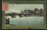 USA NEWPORT / The Bridge And Castle / CARTE COULEUR - Newport