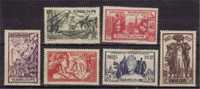 Guadeloupe  1937 Expo Paris N° 133 .38  Neuf X( Gomme Trace  De Ch.) Serie Compl. - Unused Stamps