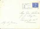 Pays-Bas Netherlands Perfore Sur Carte Postale SB Perfin On Postcard Obl - Errors & Oddities