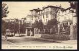 CPA  ANCIENNE- FRANCE- LE CANNET (06)- L'HOTEL DES ANGES EN GROS PLAN ET BOULEVARD CARNOT AVEC TRAMWAY - Le Cannet