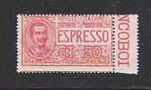 Regno D' Italia - 1920 - POSTA ESPRESSO: Valore Nuovo S.t.l. Da 50 C. Rosso - In Ottime Condizioni. - Eilsendung (Eilpost)