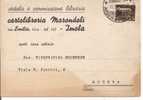 MARONDOLI / IMOLA  - CARTOLINA COMMERCIALE USO CEDOLA C. L.  -  VIAGGIATA  1941 - - Imola