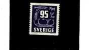 SWEDEN/SVERIGE - 1957  DEFINITIVE  95 ö  VIOLET  MINT  NH - Ongebruikt