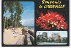 Gabon - Multivues : Libreville -Plage Du Tropicana , Scadoxus , Vue De Libreville TP A333F - Gabon