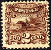 US #113 Mint Hinged 2c Brown Post Horse & Rider From 1869 - Nuovi