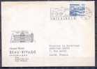 INTERLAKEN   Le 2 VII 1957      Courrier  Pour  PARIS   Avec  Enveloppe PUBLICITAIRE De INTERLAKEN - Affranchissements Mécaniques